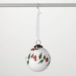 Holly Berry Ball Ornament